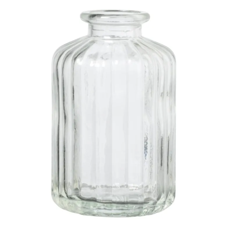 Vaasje mini - transparant - ø6.5x10 cm - diverse varianten
