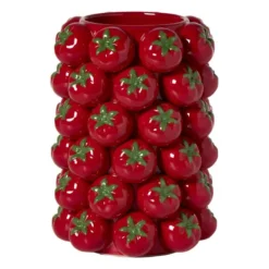 Vaas tomaat - rood - ø16.5x23 cm