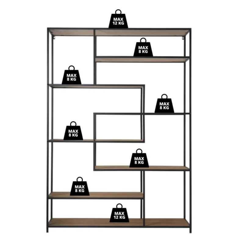 Vakkenkast Charlie XL - 170x120x40 cm