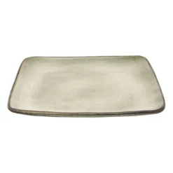 Vierkant bord Toscane - grijs - 20 cm