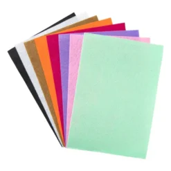 Vilt vellen - multikleur - set van 8