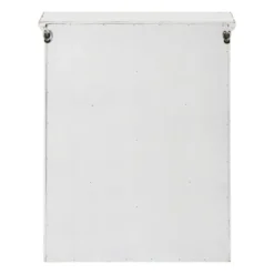 Vitrinekast 2 deuren - wit - 60x50x15 cm