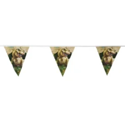 Vlaggenlijn dino - multikleur - 6 meter