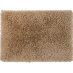 Vloerkleed fluffy - bruin -150x230 cm