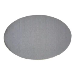 Vloerkleed fluffy ovaal - bruin - 120x180 cm