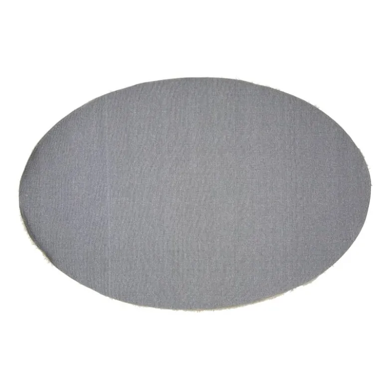 Vloerkleed fluffy ovaal - bruin - 120x180 cm