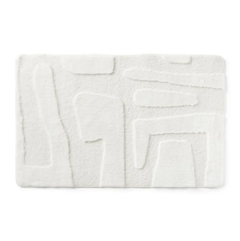 Vloerkleed native - wit - 60x90 cm