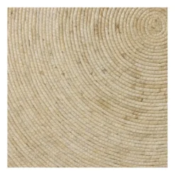 Vloerkleed riet - naturel - ø120 cm