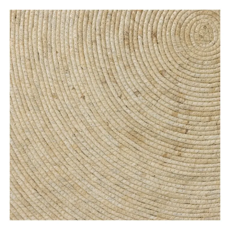Vloerkleed riet - naturel - ø120 cm