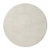 Vloerkleed wave - wit - ø120 cm