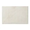 Vloerkleed wave - wit - 60x90 cm
