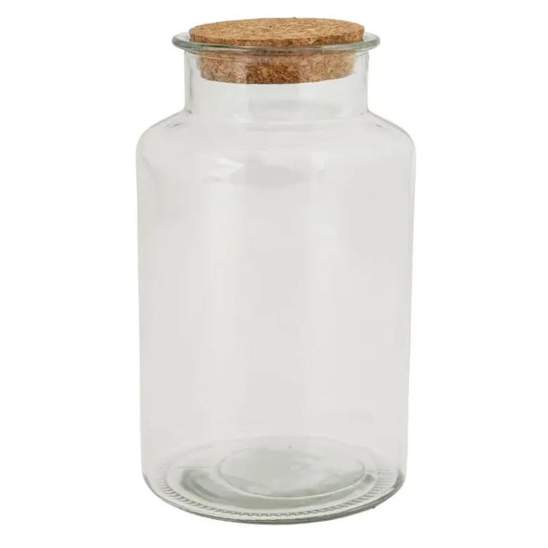 Voorraadpot met kurk deksel - 2.1 L