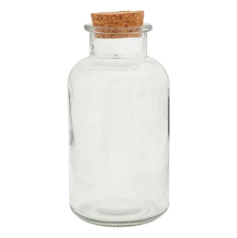 Voorraadpot met kurk deksel - 1.1 L