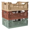 Vouwkrat groot - groen - 14.5x40x30 cm