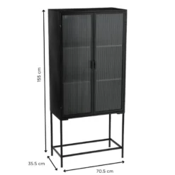Wandkast Memphis - 155x70.5x35.5 cm