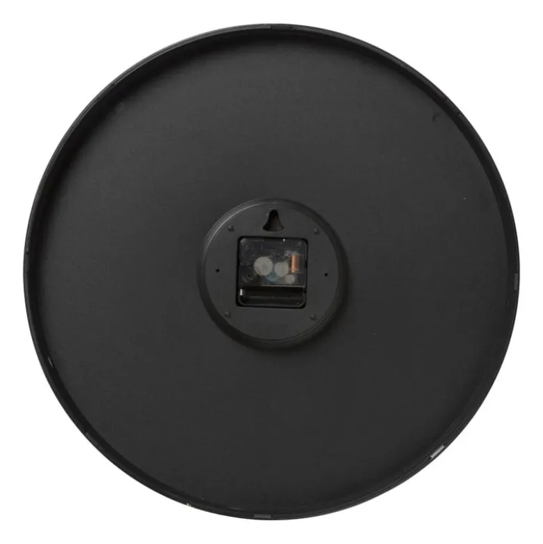 Wandklok Gina - zwart - ø40x4.5 cm