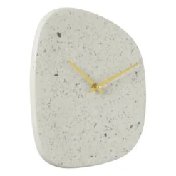 Wandklok Terrazzo - organisch - 22.5x20.5x4 cm