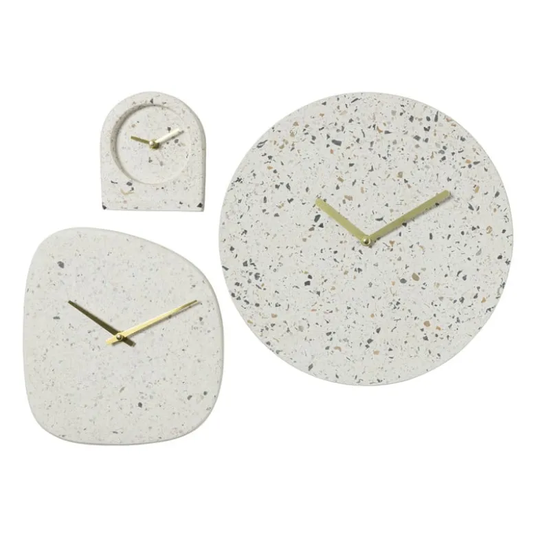 Wandklok Terrazzo rond - ø29.5x4 cm