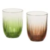 Waterglas halo - groen - 350 ml