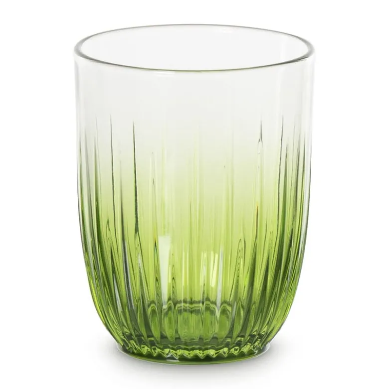 Waterglas halo - groen - 350 ml