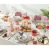 Waterglas - roze/goud - 550 ml
