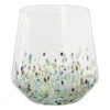 Waterglas stippen - transparant - 450 ml