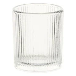 Waxinelichthouder helder - diverse varianten - ø5.5x6.5 cm