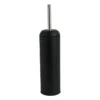 WC-borstel en houder metaal - zwart - 41 cm