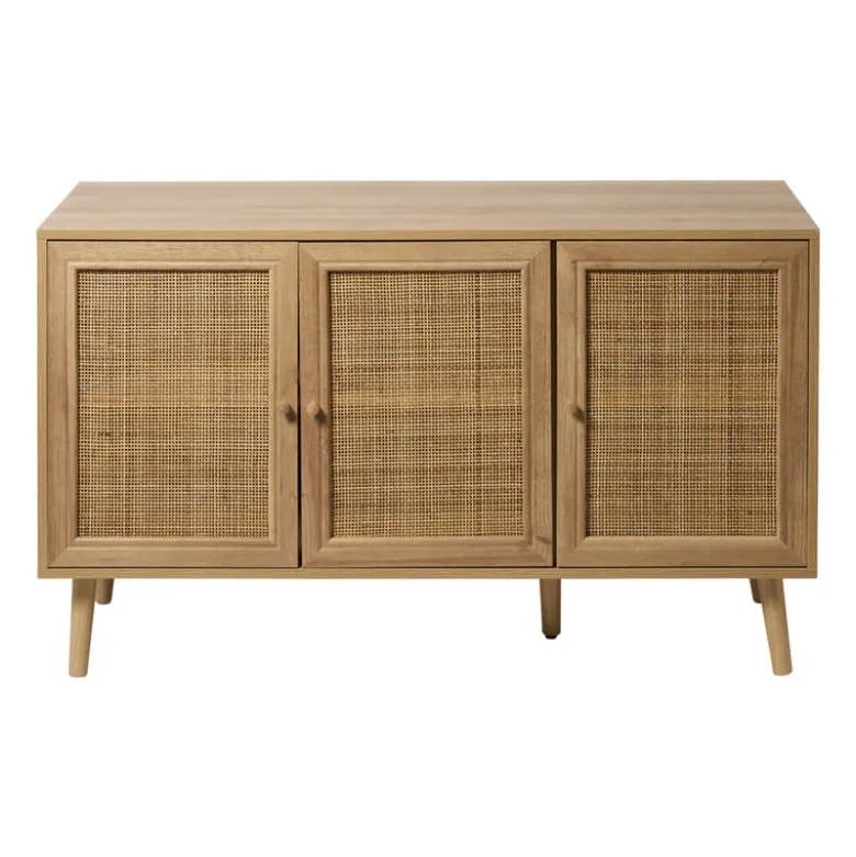 Webbing dressoir Batavia - bruin - 70x120x39 cm