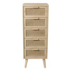 Webbing Java kast met 5 laden - 107x40x31 cm