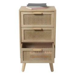 Webbing Java kast met 3 laden - 73x40x31 cm