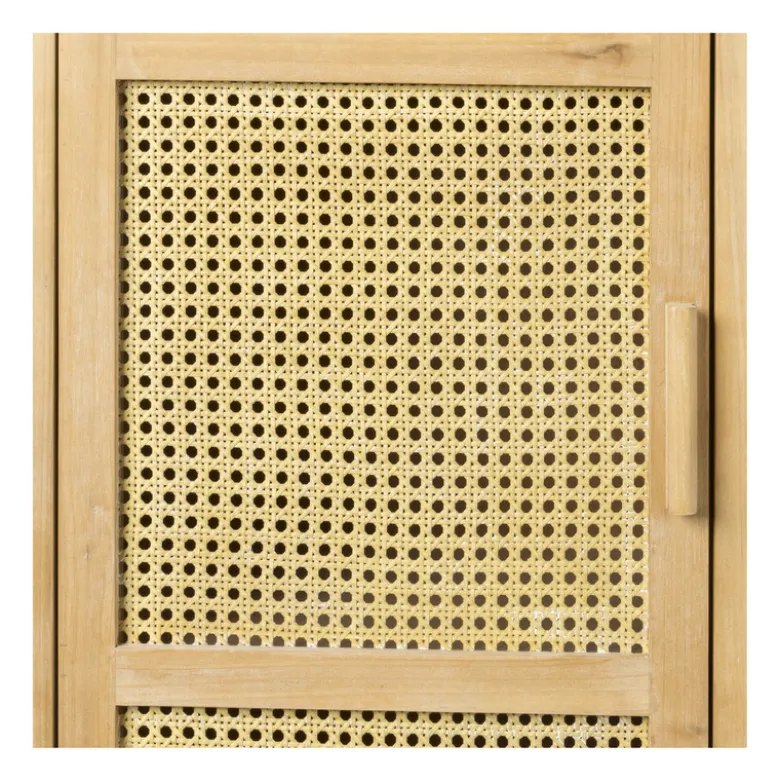 Webbing kast smal Bandung - naturel - 160.5x45x40.5 cm