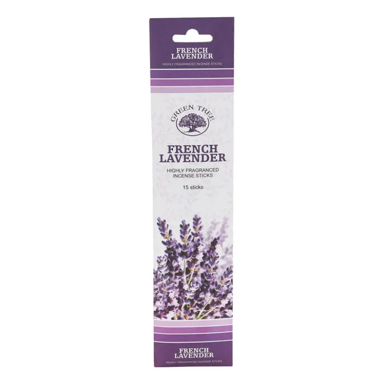 Wierooksticks Green Tree - french lavender - 15 stokjes