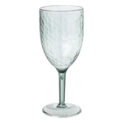 Wijnglas dots - groen - ø8x19.8 cm