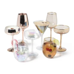Wijnglas koper - koperkleurig - 450 ml