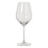 Wijnglas plisse groot - transparant - 500 ml
