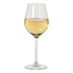 Wijnglas plisse klein - transparant - 380 ml
