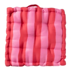 Zitkussen rood/roze - 40x40x8 cm