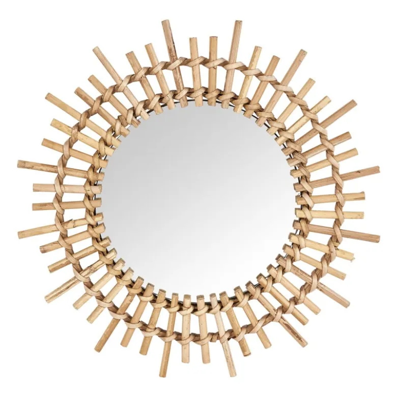 Zonnespiegel bamboe - ⌀29 cm